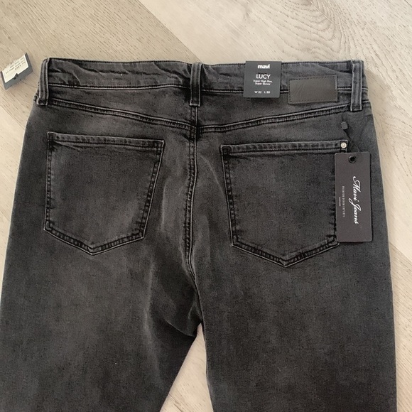 NWT Mavi Lucy Super High Rise Super Skinny Smoked Ripped Denim‎ Jeans size 32 - Picture 12 of 14